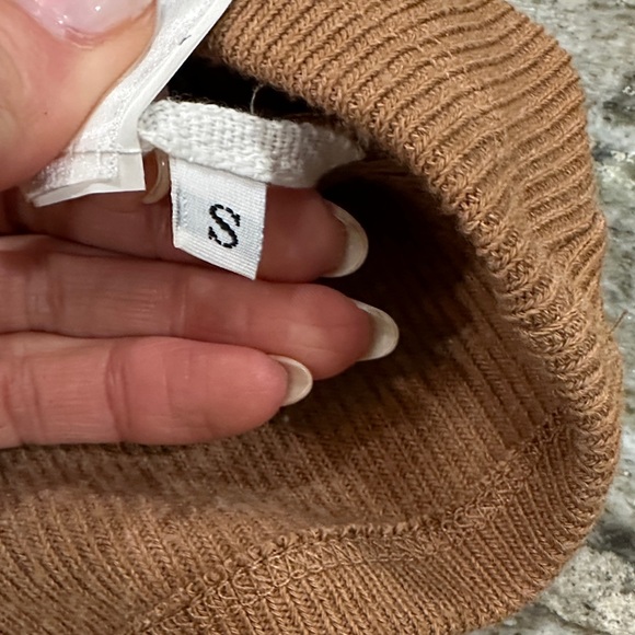 Enza Costa Camel Knit Midi Pencil Skirt - Picture 6 of 6